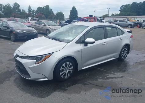 2020 Toyota Corolla Hybrid Le from USA, damaged, VIN JTDEBRBE9LJ014569